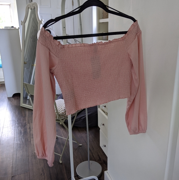 Blush Pink H&M Long Sleeve Top - Picture 3 of 4